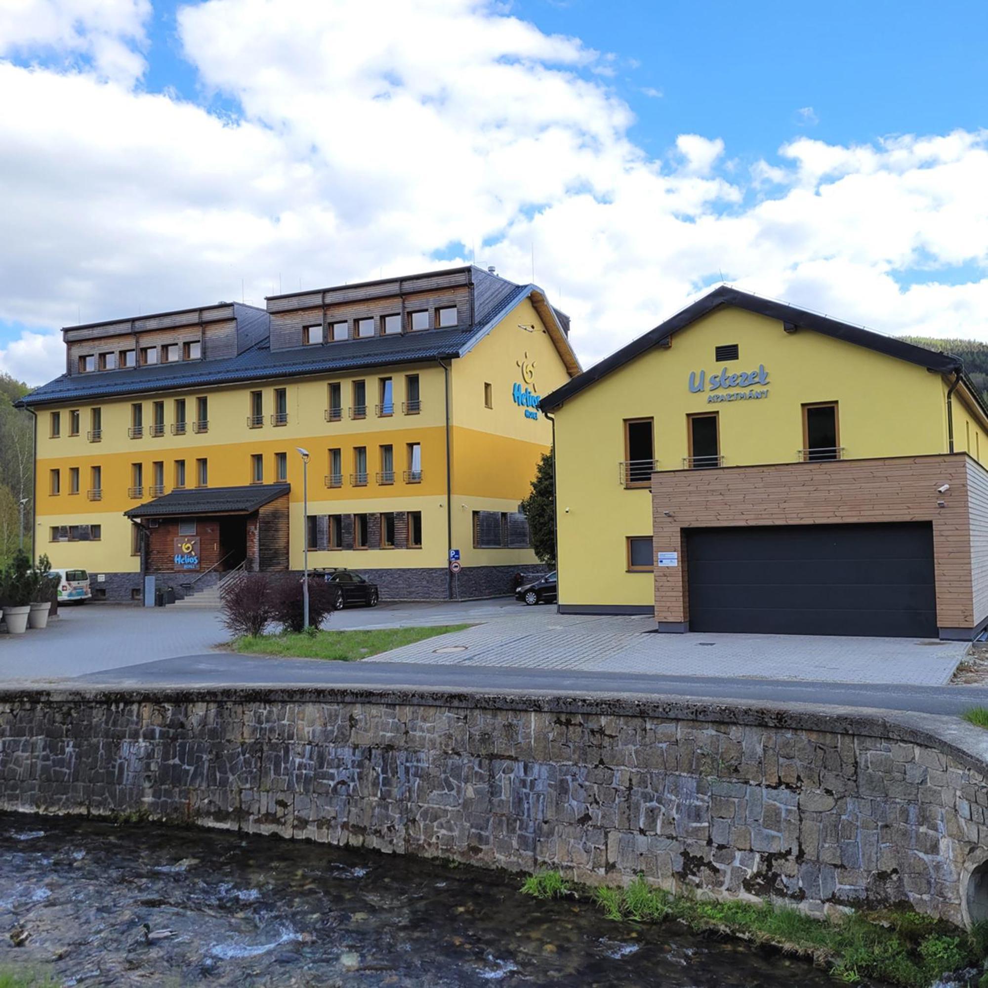 Hotel Helios Lipova Lazne Exterior photo